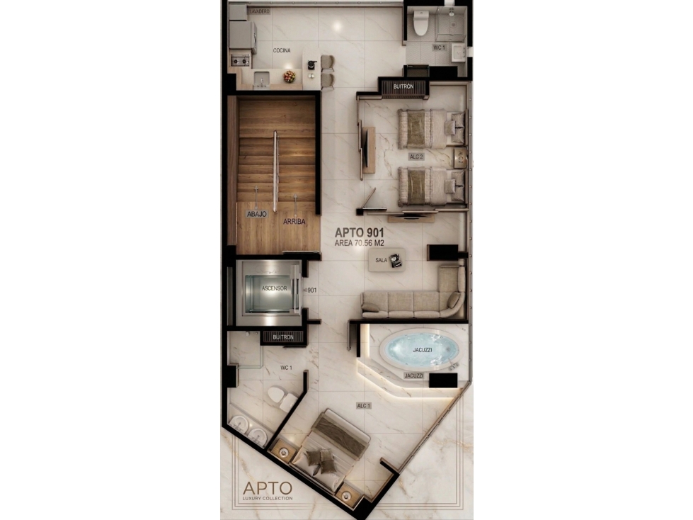 NUEVOS APARTA- SUITE EN VENTA / SABANETA - 6
