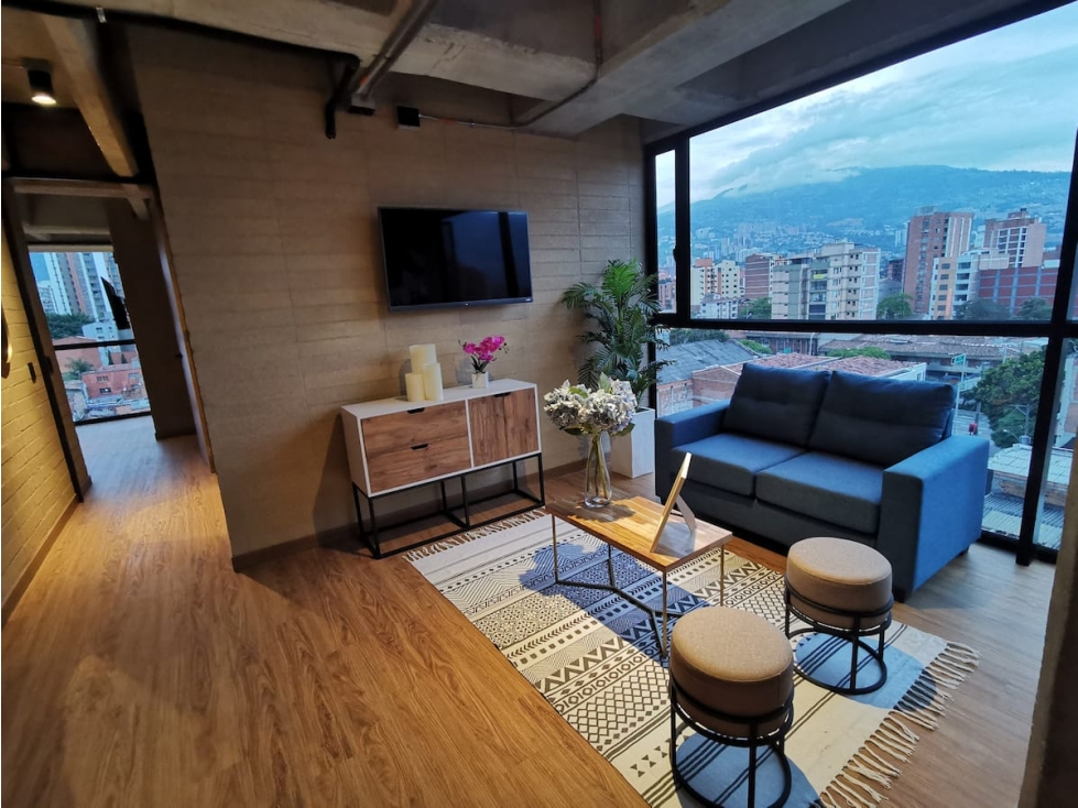 PLU-4565 APARTAMENTO AMOBLADO DE DOS HABITACIONES LAURELES