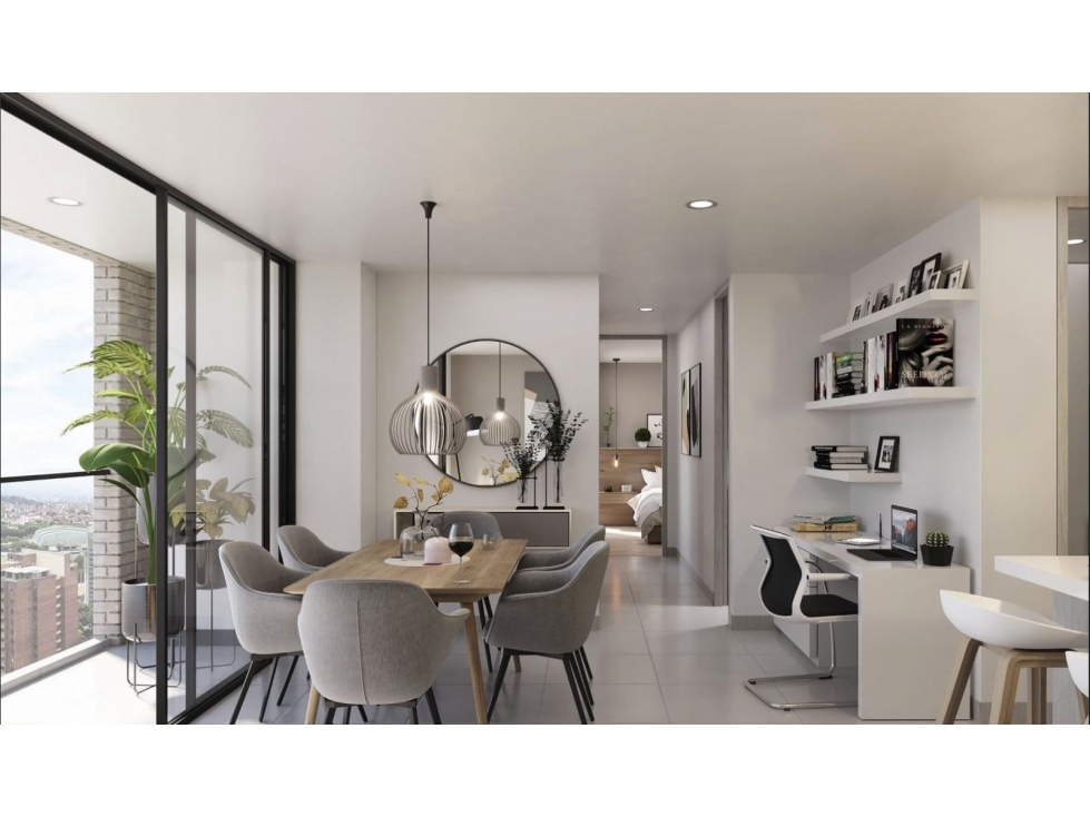 Venta apartamento moderno Laureles Estadio - seminuevo