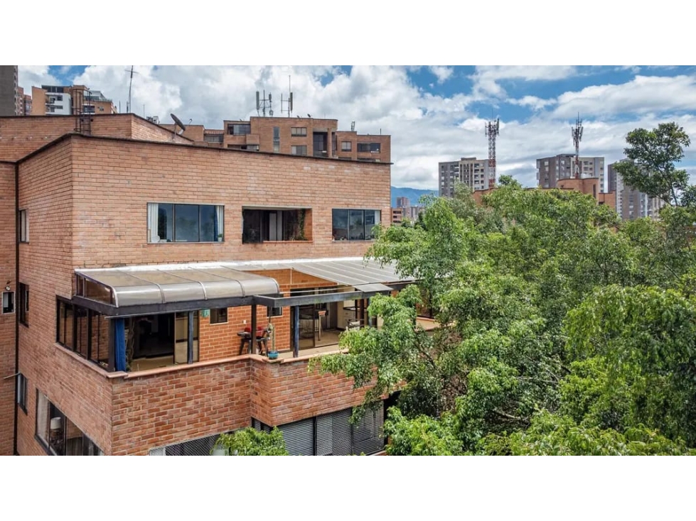 Penthouse duplex en venta El Poblado Vizcaya - Terraza privada — foto 4