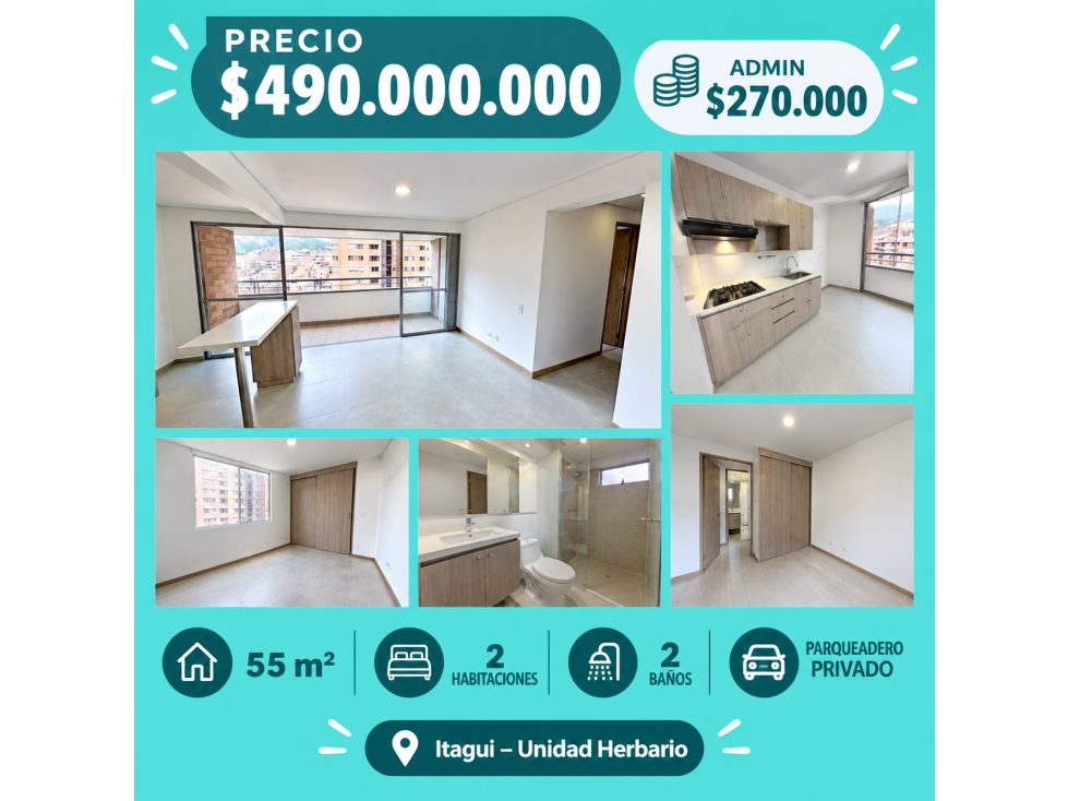 Vendo apartamento en Itagui