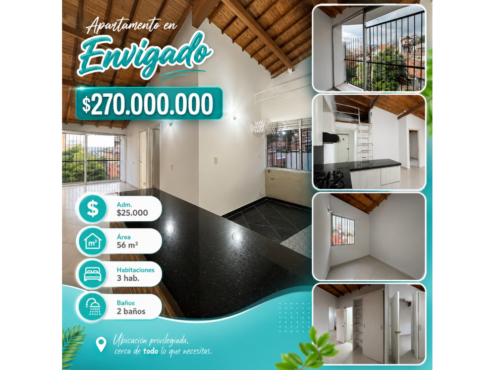 Vendo apartamento en Envigado