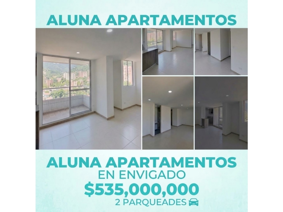 VENDO APARTAMENTO EN ALUNA ENVIGADO