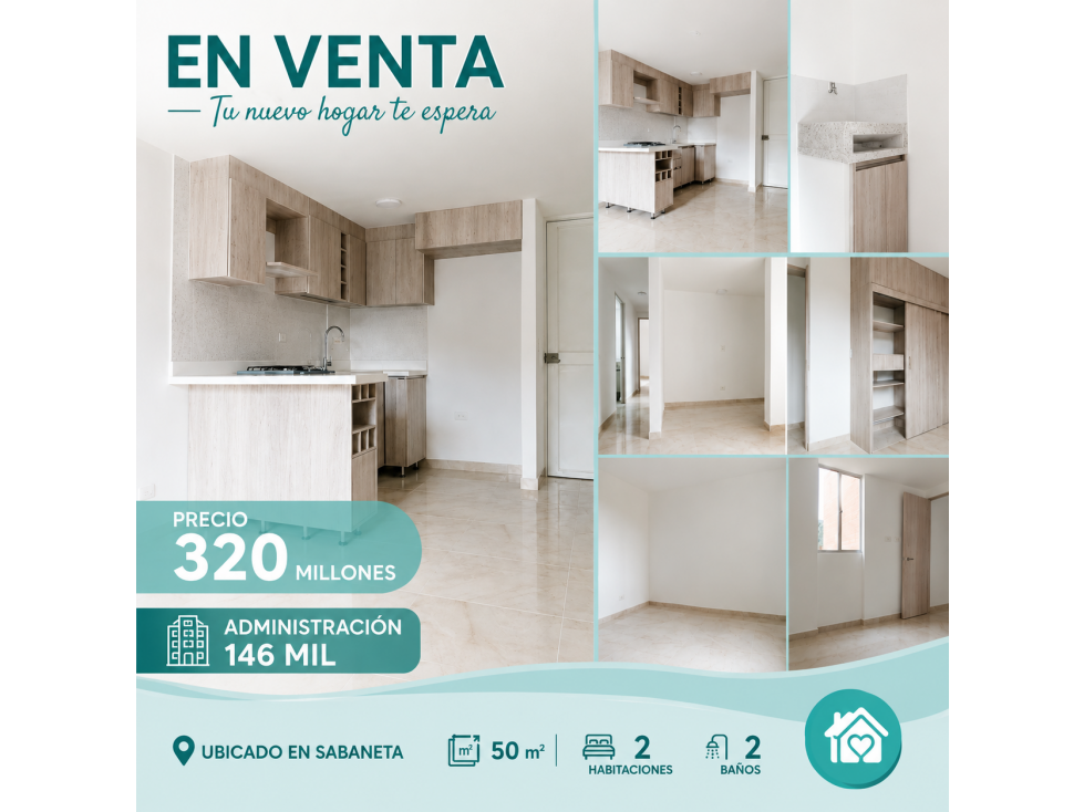 Vendo apartamento en Sabaneta