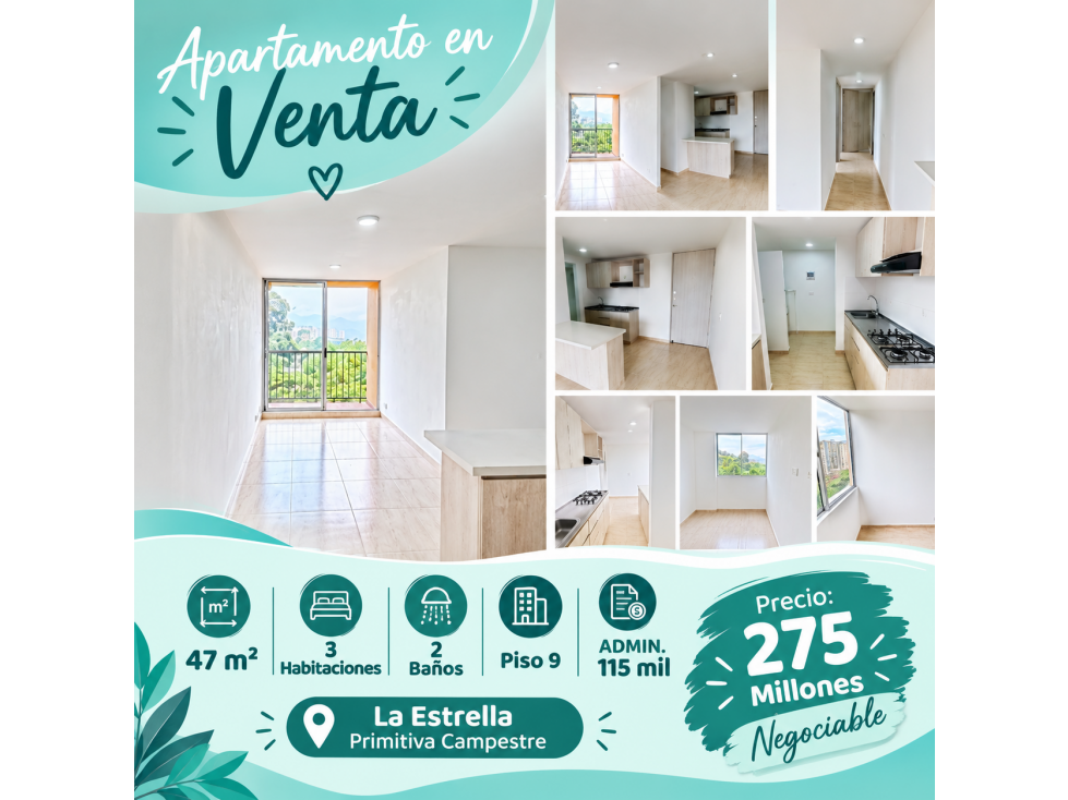 VENTA DE APARTAMENTO EN LA ESTRELLA — foto 2