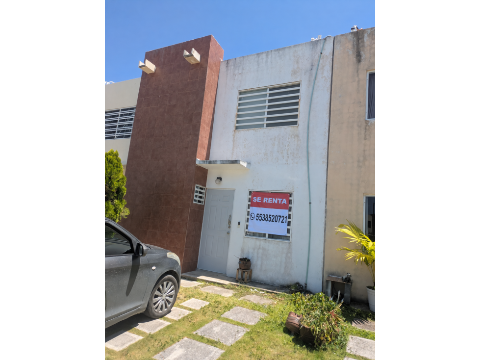 CASA AMUEBLADA EN RENTA EN JARDINES DEL SUR 1, CANCÚN | 2 RECÁMARAS