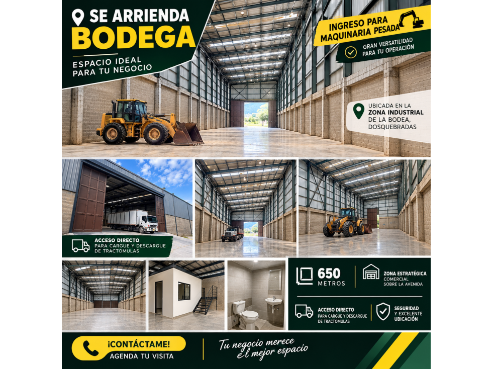 SE RENTA BODEGA EN ZONA INDUSTRIAL LA BADEA - 3