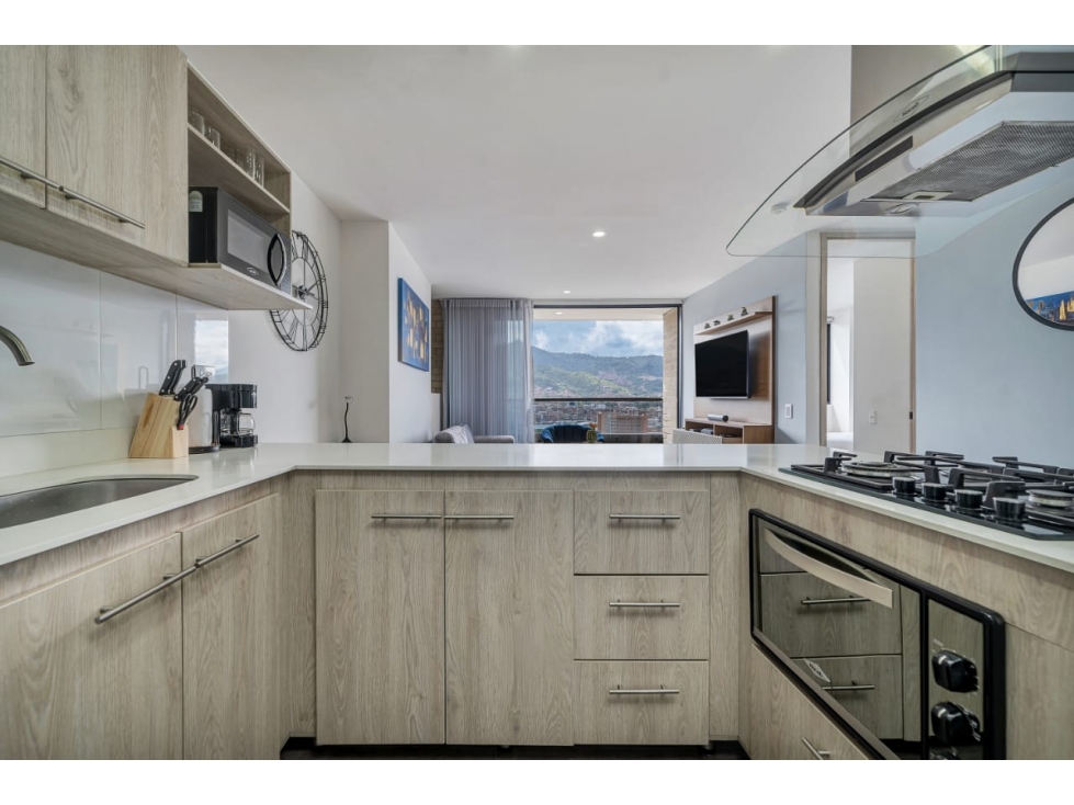 VENTA DE APARTAMENTO AMOBLADO, RENTAS CORTAS, SABANETA — foto 3