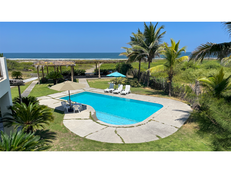 VENTA DE CASA CON TERRENO FRENTE AL MAR PLAYAS VILLAMIL KM 8 VIA DATA - 6