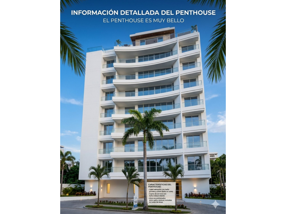 2620 PENTHOUSE DUPLEX EXCLUSIVO EN BARRANQUILLA 234 M²