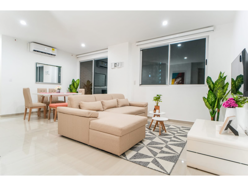 2242 APARTAMENTO EN VILLA SANTOS 85 M² AMOBLADO — foto 2