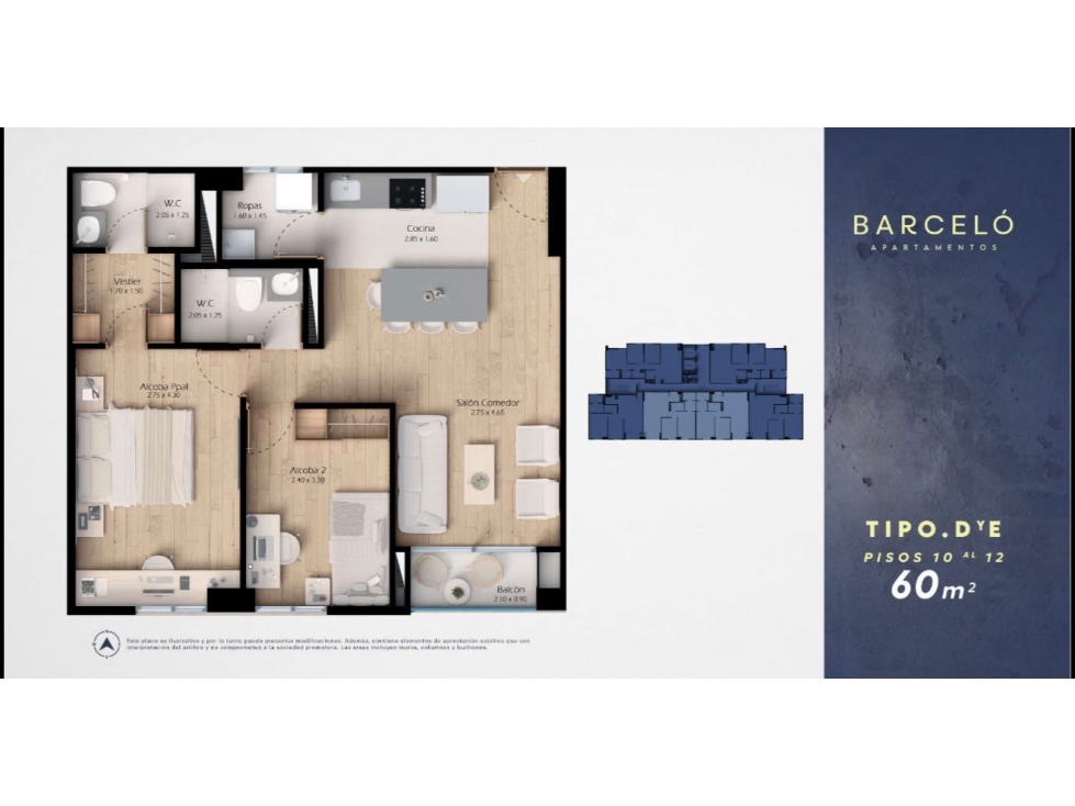 PROYECTO BARCELÓ SOBRE PLANO - ITAGUI DITAIRES - RENTAS CORTAS — foto 6