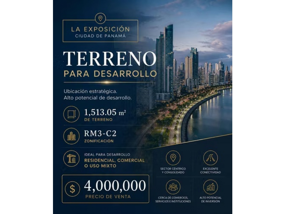 Terreno en Venta en Calidonia - 1