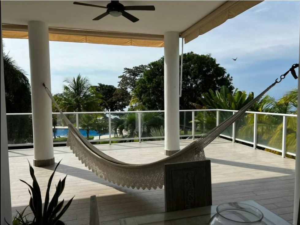 SE VENDE HERMOSO APARTAMENTO FRENTE AL MAR EN BIJAO AMOBLADO - 2
