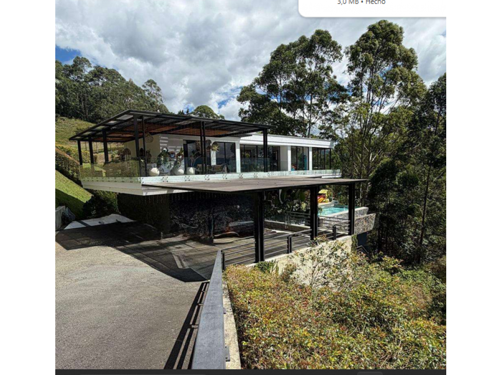 Casa Campestre de lujo vista panorámica, piscina infinita La Calera — foto 2