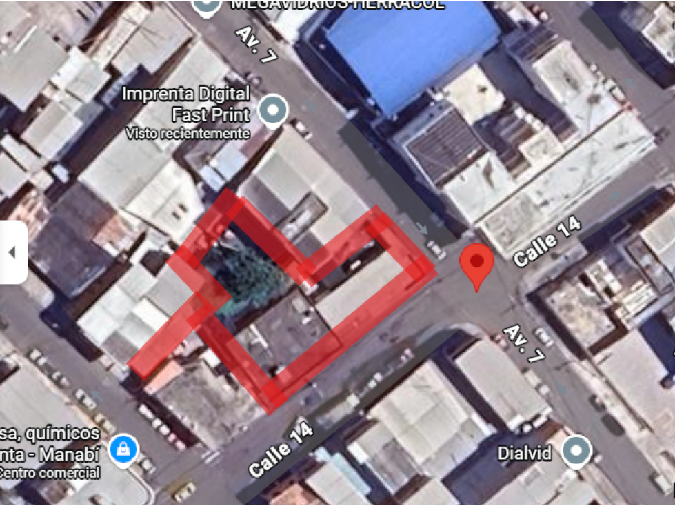 Vendo Terreno esquinero de 848m2 en el centro de Manta — foto 6