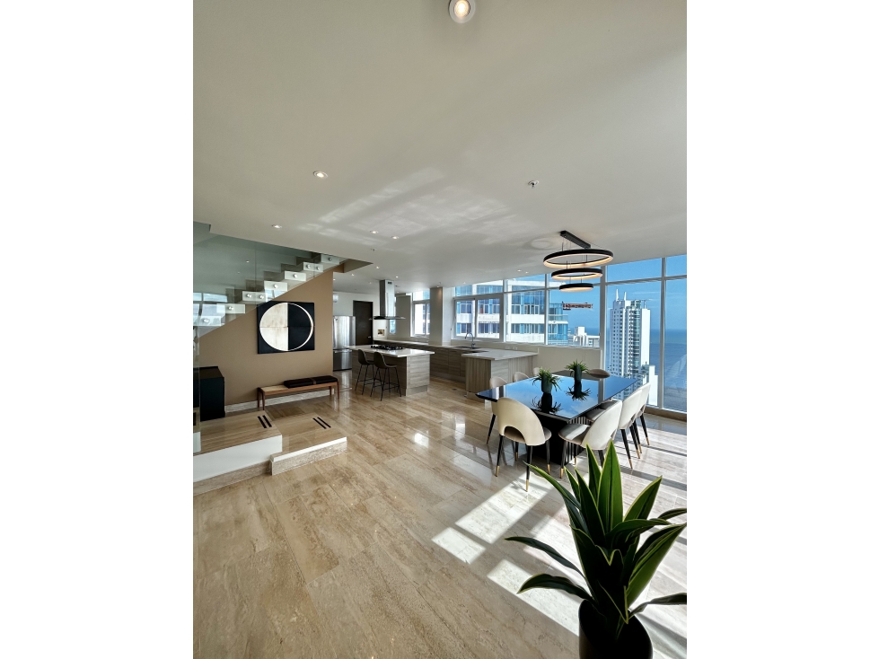 ALQUILER PENTHOUSE DE 2 NIVELES EN COSTA DEL ESTE | VISTA AL MAR