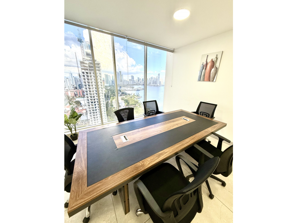 OFICINA AMOBLADA EN ALQUILER AV BALBOA | 50 M² | VISTA AL MAR (MZ) - 1