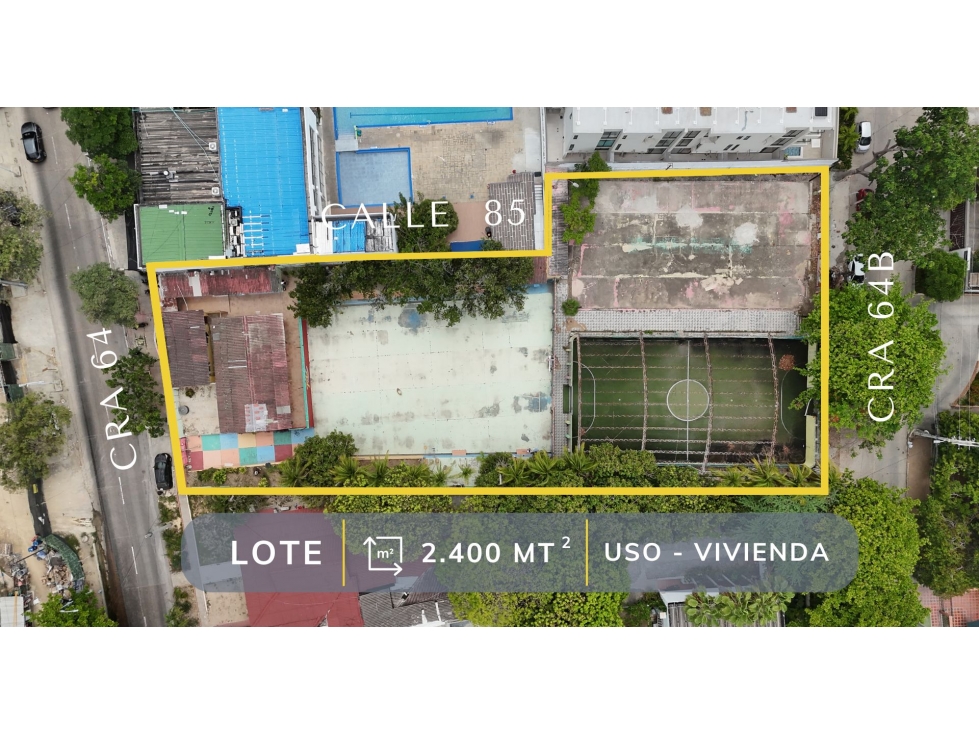 Venta LOTE - Parque de la Electrificadora