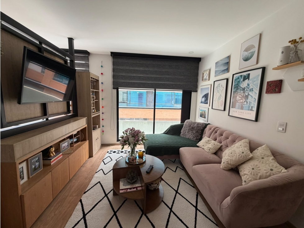 ¡MONOAMBIENTE MODERNO CON 2 BAÃOS, SAUNA Y TERRAZA BBQ EN USAQUÃN!