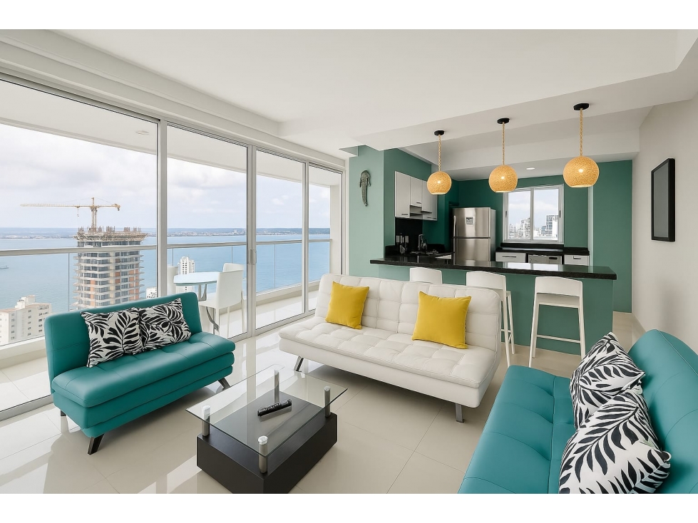 VENTA APARTAMENTO PALMETTO ELIPTIC BOCAGRANDE CARTAGENA — foto 3