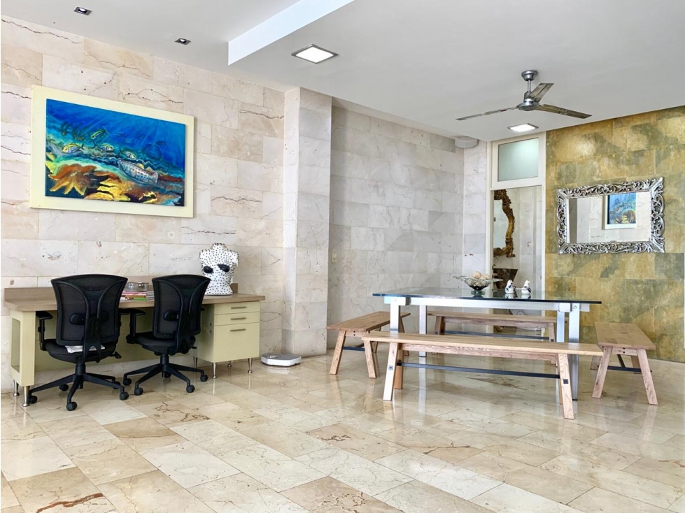 MANSION VENTA FRENTE AL MAR EN BOCAGRANDE CARTAGENA — foto 4