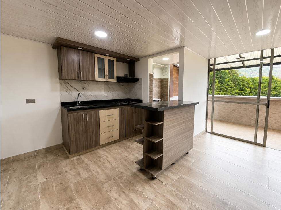 VENTA DE APARTAMENTO REMODELADO CON TERRAZA CALASANZ PARTE ALTA — foto 2