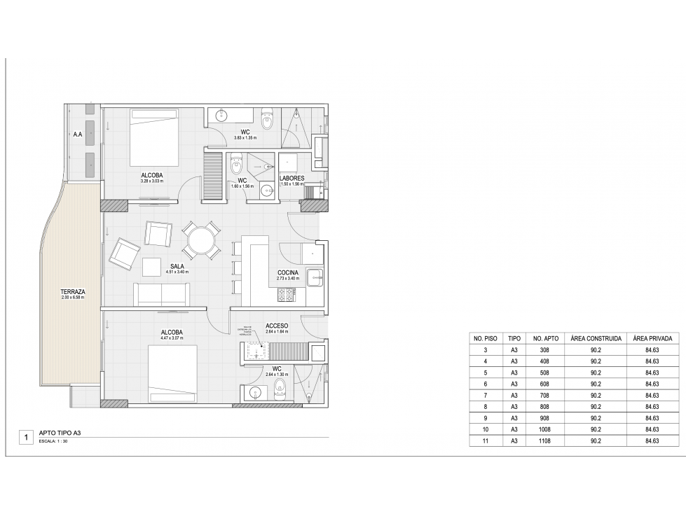 Apartamento en Santa Marta Cesión de derechos — foto 5
