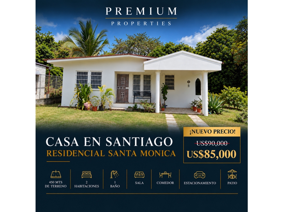 Casa en Santiago de Veraguas | Residencial Santa Mónica