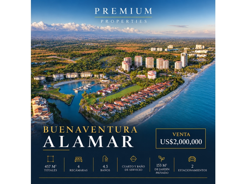 Apartamento en Alamar, Buenaventura | 457 m²