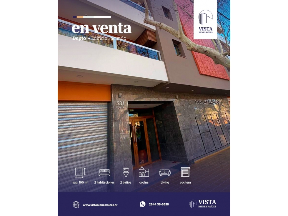 Departamento en venta Edificio Facundo