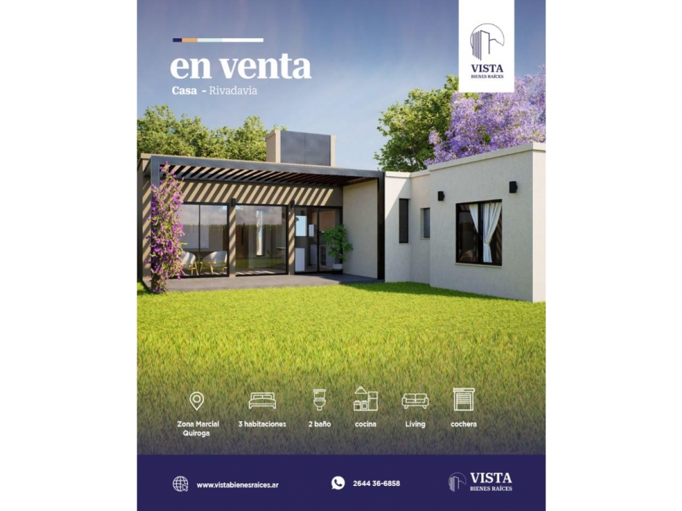 CASA EN VENTA BARRIO CERRADO- RIVADAVIA