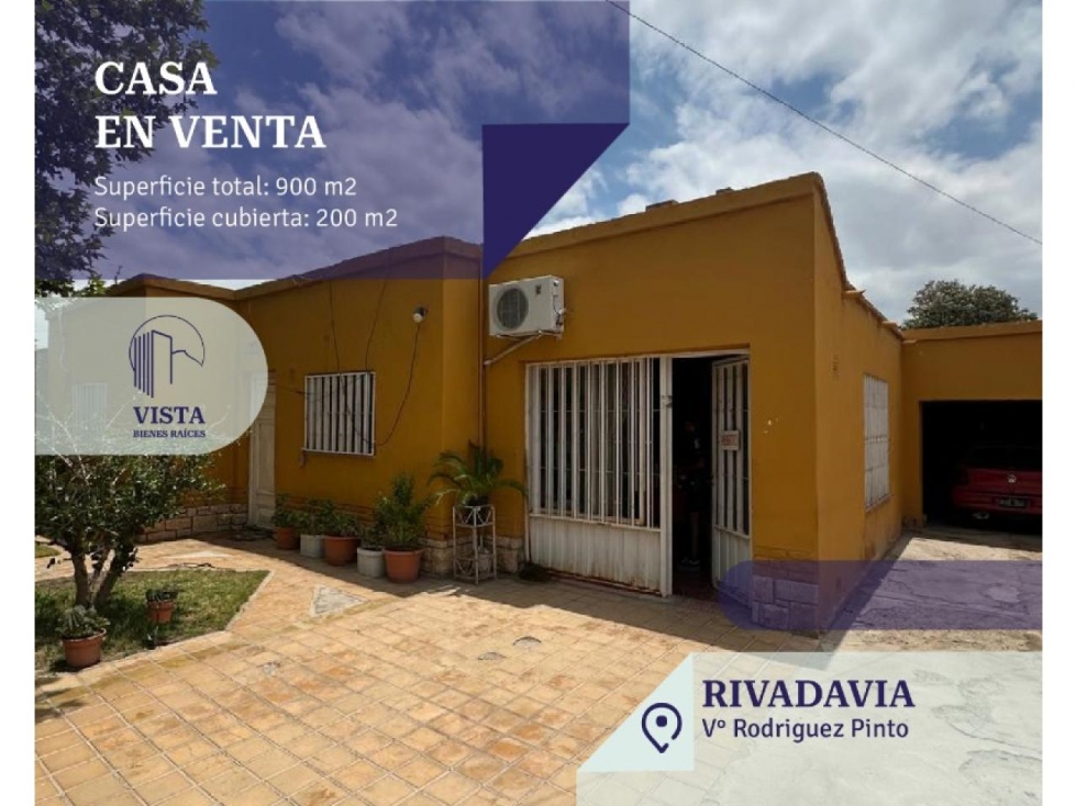 lote en venta (con casa) RIVADAVIA - 1