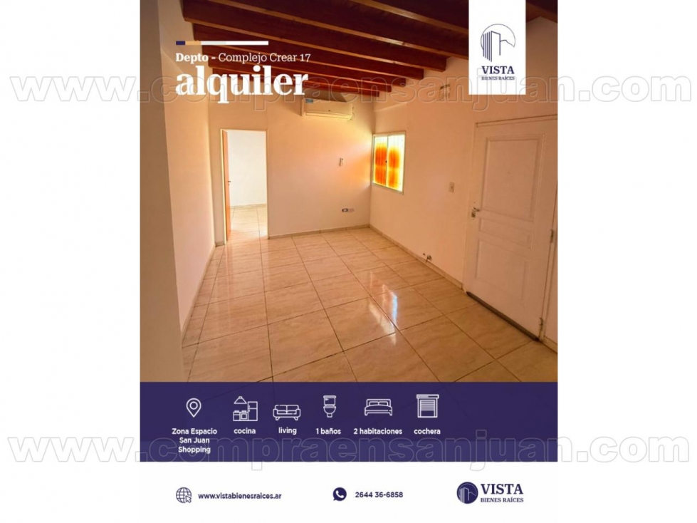 DEPARTAMENTO EN ALQUILER DEL BONO GREEN