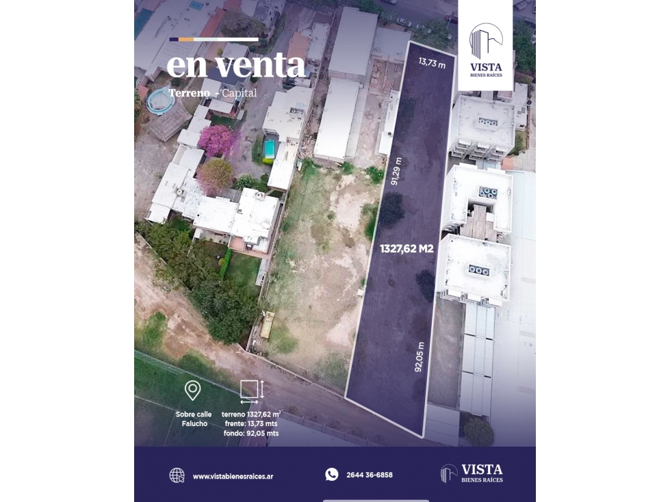 terreno en venta calle falucho - 2