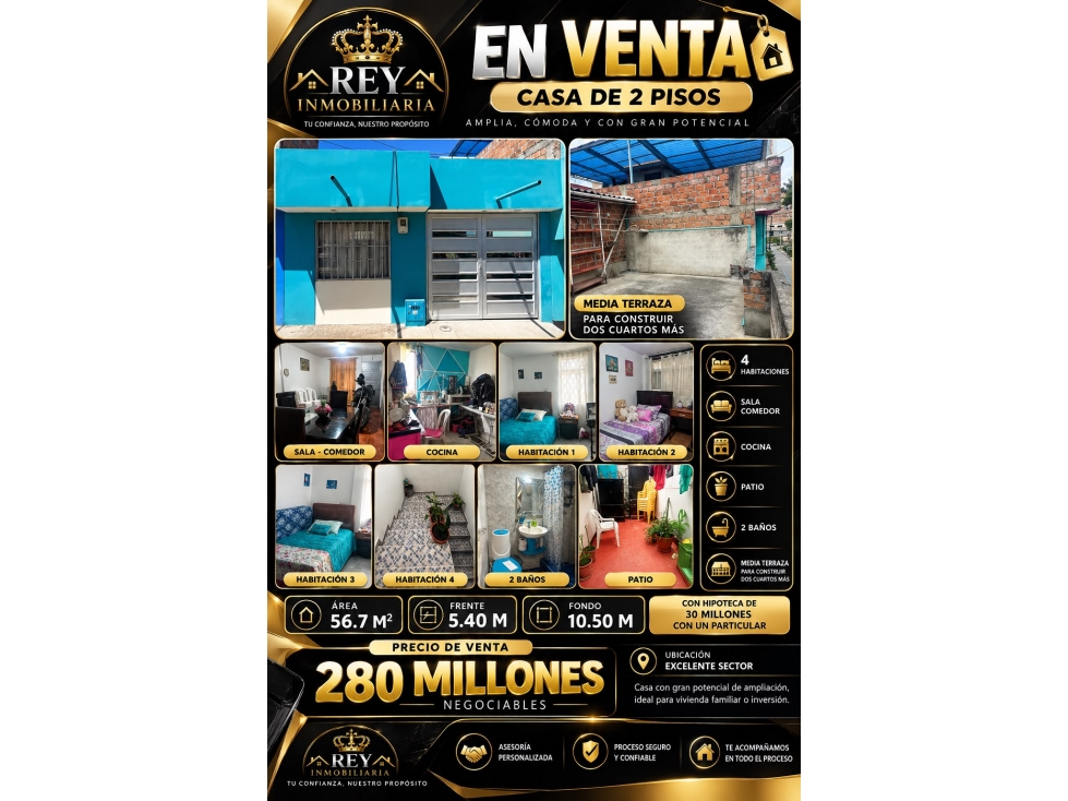 CASA EN VENTA BARRIO NUEVA ARANDA | PASTO