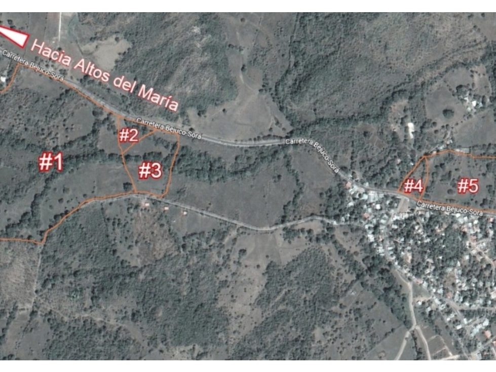 Venta: Terreno en Bejuco, Chame | Camino a Sorá | Cerca de Playas - 1