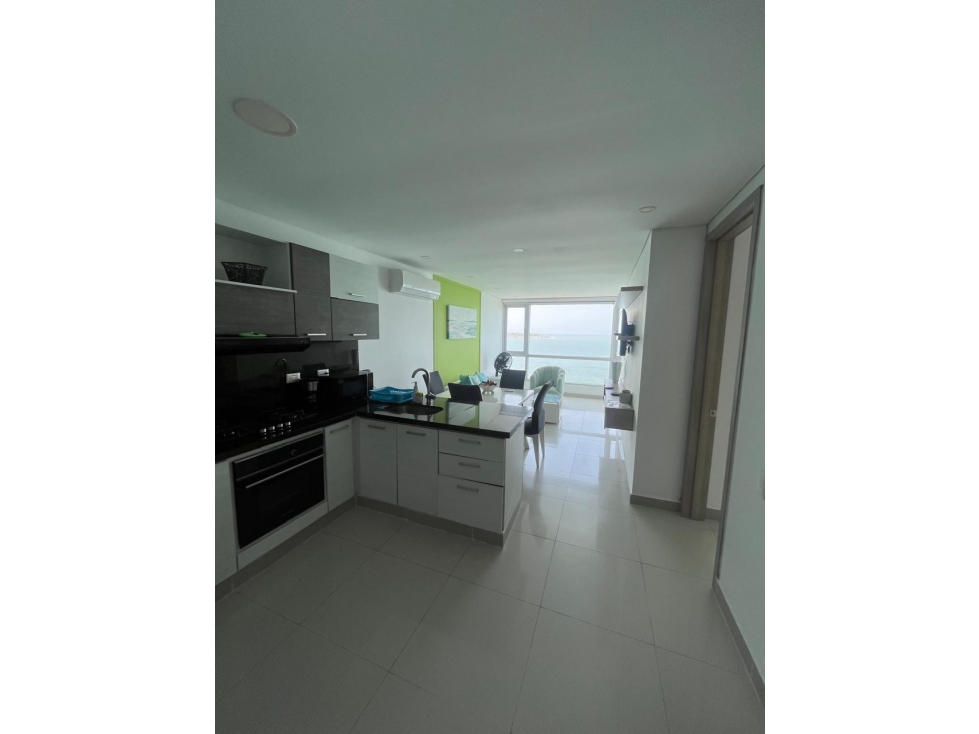 Venta de apto de 1 alcoba Cartagena con vista al mar - 2
