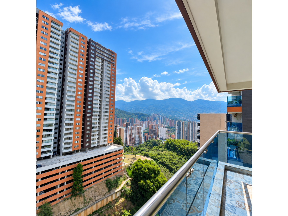 Apartamento en venta con estudio y gran vista, Las Lomitas, Sabaneta — foto 4