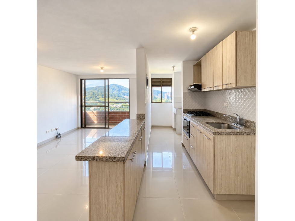 Apartamento en Venta, 72 m², balcón y excelente vista - Sabaneta — foto 2