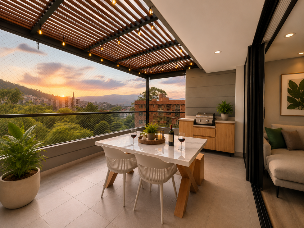 Venta de apartamento con terraza en la Loma de las Brujas