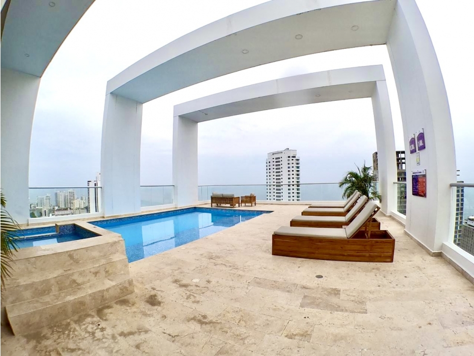 Apartamento duplex de una alcoba en Bocagrande-Cartagena
