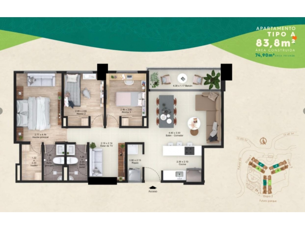 CESION DE DERECHOS APARTAMENTO ENVIGADO LOMA DEL BARRO — foto 6
