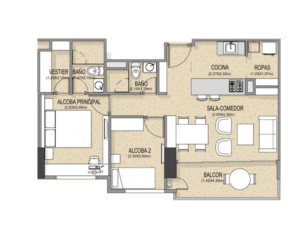 CESION DE DERECHOS APARTAMENTO CIUDAD DEL RIO — foto 2