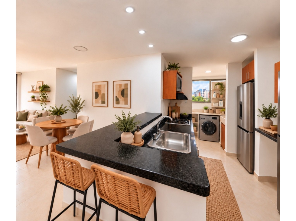 APARTAMENTO ENVIGADO SECTOR CUMBRES PISO ALTO — foto 2