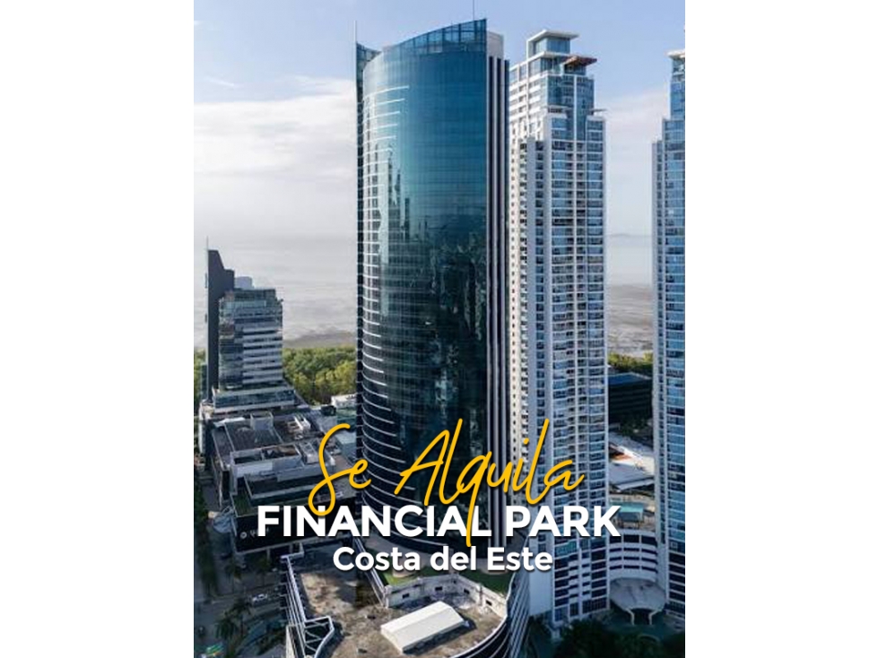 OFICINA | FINANCIAL PARK| SE ALQUILA | 4 AREAS | 1 B | 2 P
