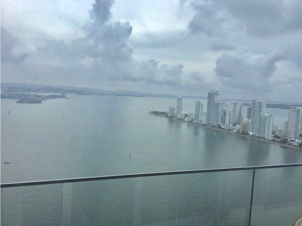 Apartamento Bocagrande vista a la bahía 506M2