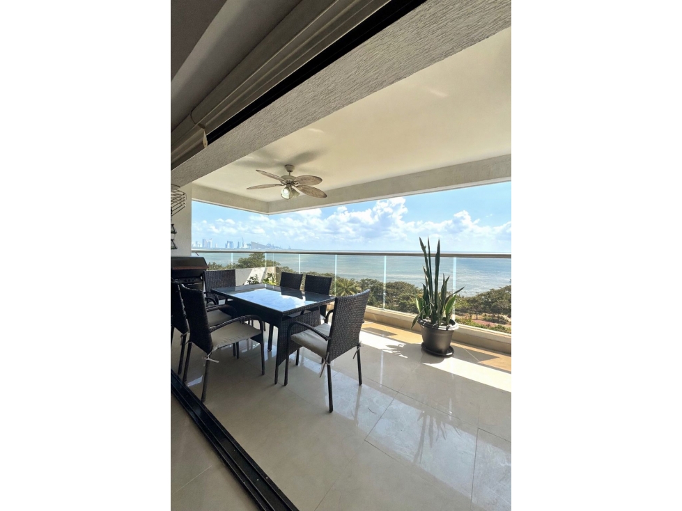 Apartamento en venta en Bocagrande | Vista directa a la bahía — foto 2