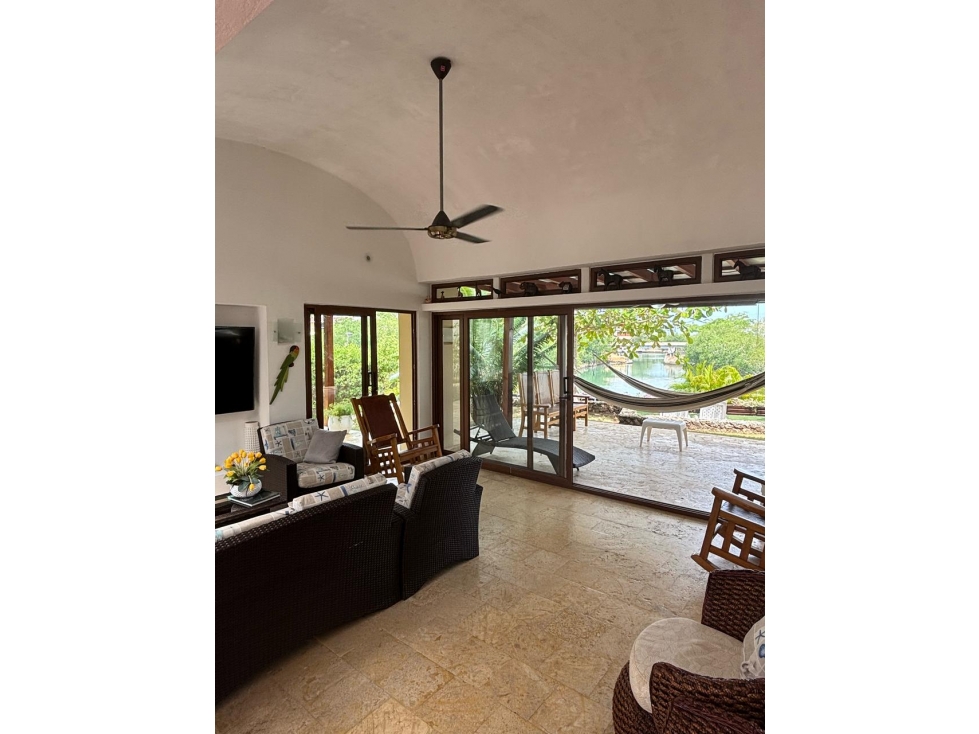 Casa de Ensueño en venta Marina de Baru Cartagena con muelle privado. - 4