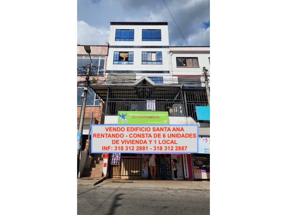 VENDO EDIFICIO PARA INVERSIONISTA CON 7 UNIDADES RENTANDO